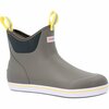 Xtratuf Men's 6 in Ankle Deck Boot, GREY, M, Size 12 22735